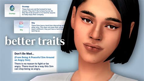 20+ Unique Traits to Define Your Sims Personality ── Sims 4 | Mod - YouTube