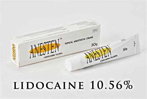 ANESTEN 10.56% Lidocaine numbing cream for tattoo, waxing and painfree– HAIM International