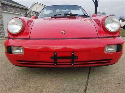 Gorgeous Guards Red Porsche 964 Cabriolet 5SP With Tons of ...