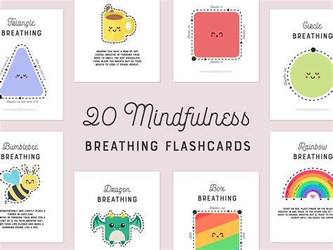 Printable Breathing Exercise Cards