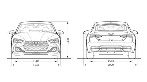 Layer: Dimensions > 2020 A5 Sportback > A5 > Audi Canada