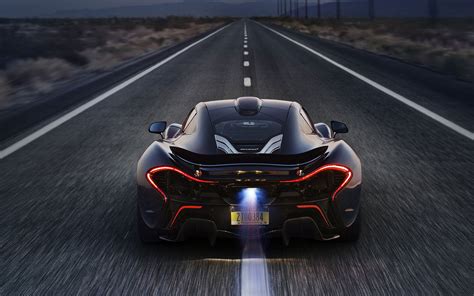 McLaren P1 Supercar HD Wallpaper: Night Drive