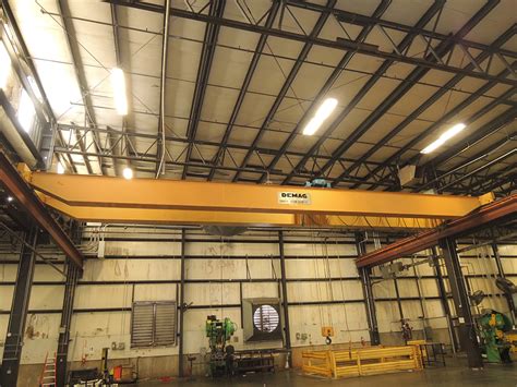 Demag 10 Ton 58′ Wide Bridge Crane w/ Hoist - The Equipment Hub