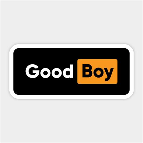 Good Boy ) P_hub Sticker | Hub-good-boy-girls-one | Car sticker design, Cool car stickers, Good ...