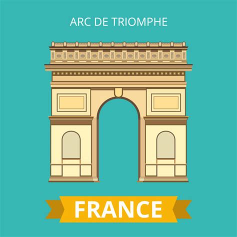 Arc De Triomphe Cartoons Stock Photos, Pictures & Royalty-Free Images - iStock