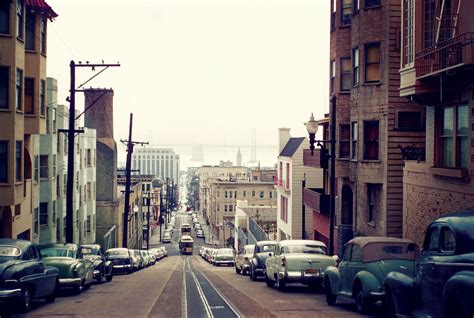 San Francisco street scene in the early 1950s ~ vintage everyday