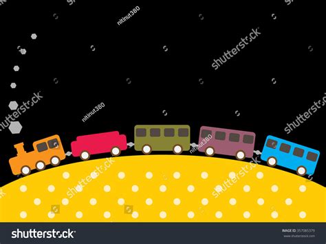 Vintage Steam Train Stock Vector (Royalty Free) 357085379 | Shutterstock