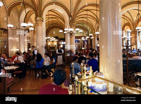 Interior of Cafe Central, Vienna, Austria Stock Photo - Alamy