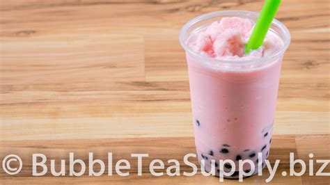 How to Make a Strawberry Bubble Tea with Bubble Tea Supply Strawberry ...