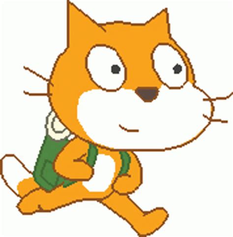 Scratch Running GIF - Scratch Running Cat - Discover & Share GIFs