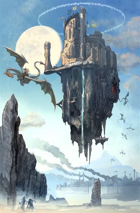 ArtStation - Flying Castle