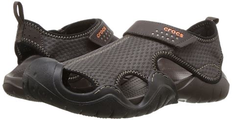 Crocs Men's Swiftwater Mesh Sandal, Espresso, 11 M US on Galleon Philippines