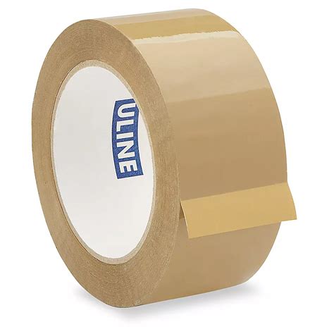 Uline Industrial Tape - 2 Mil, 2" x 110 yds, Tan S-422 - Uline