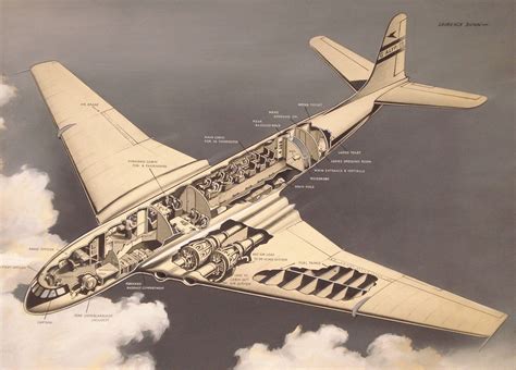 Feast Your Eyes On These Rare Aircraft Cutaway Drawings | Gizmodo Australia