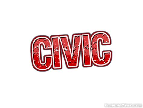 Civic Logo | Free Name Design Tool from Flaming Text