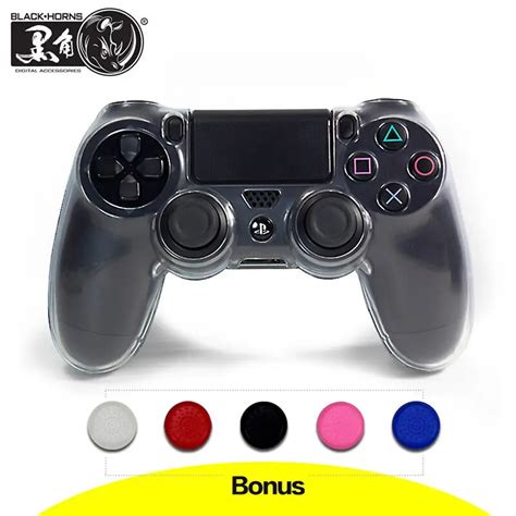 Game accessories for Sony Playstation 4 PS4 Dualshock Game Controller Protective Clear Shell ...