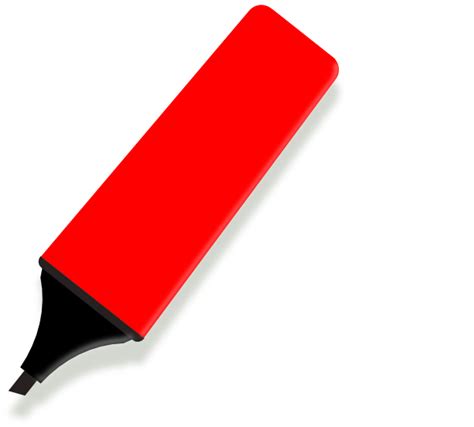 Red Marker Clip Art at Clker.com - vector clip art online, royalty free ...