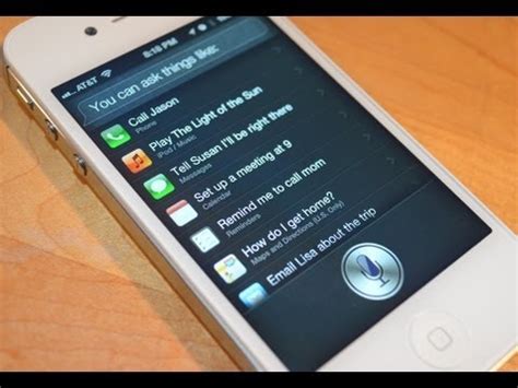 Apple iPhone 4S: Siri Walkthrough and Review - YouTube