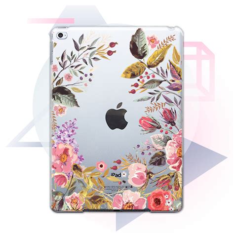 Floral Case Pink iPad Pro Case iPad Air Case iPad Air 2 Hard