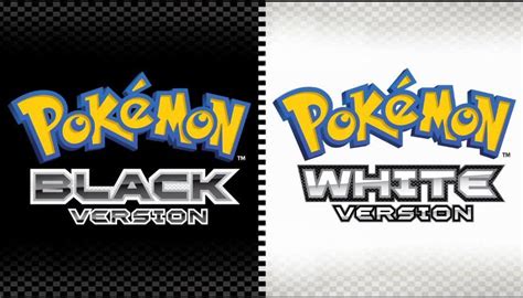 Pokemon Black and White Logo - LogoDix