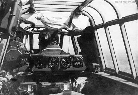 Messerschmitt Bf110 cockpit view | World War Photos