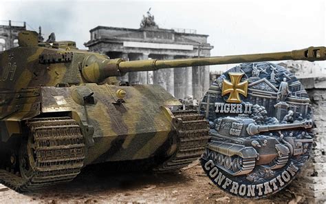 The King Tiger joins the IS-2, the tank that was developed to fight it, in the striking coin ...