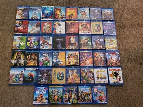 DISNEY DVD LOT BLU RAY