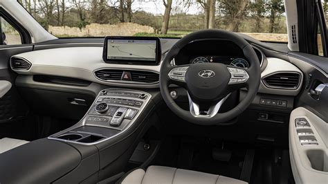 Hyundai Santa Fe Interior Layout & Technology | Top Gear