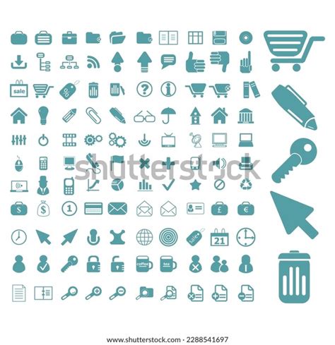 Collection Vector Icons Various Shapes Designs Stock Vector (Royalty Free) 2288541697 | Shutterstock