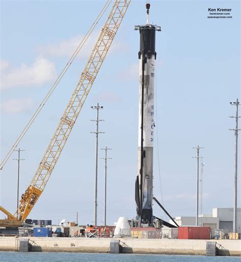 Recovered Falcon 9 Landing Legs Stay Fully Retracted 1st Time in SpaceX Recycling Milestone ...