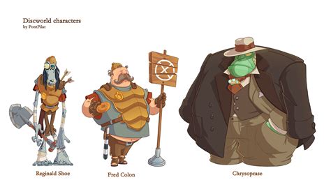 Discworld characters by PontPilat on Behance