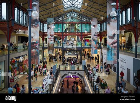 Bolton Market hall interior refurbished Bolton Market Hall listed building architecture Greater ...