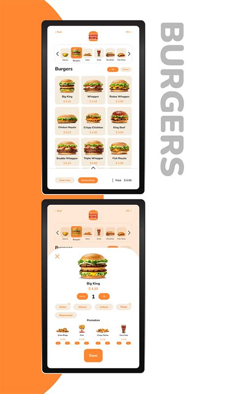 Burger King Kiosk Design :: Behance