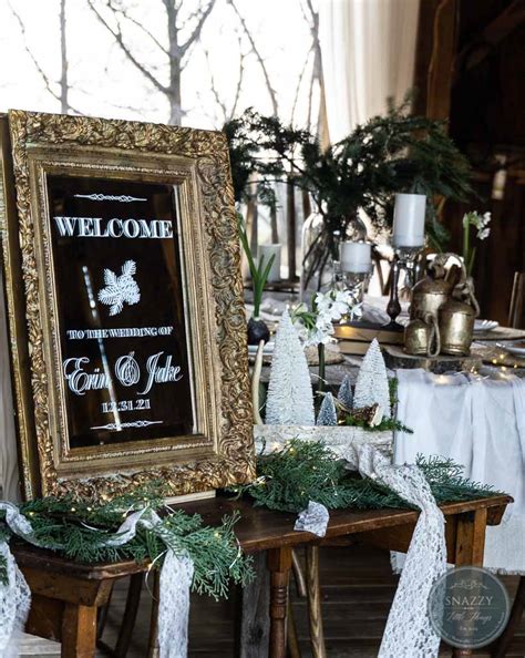 Winter Wedding Decor with Cricut Explore Air • Snazzy Home - Everything Inc.