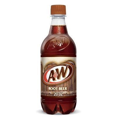 A&w Root Beer Soda - 20 Fl Oz Bottle : Target