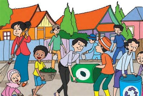 Gambar Gotong Royong Kartun – materisekolah.github.io