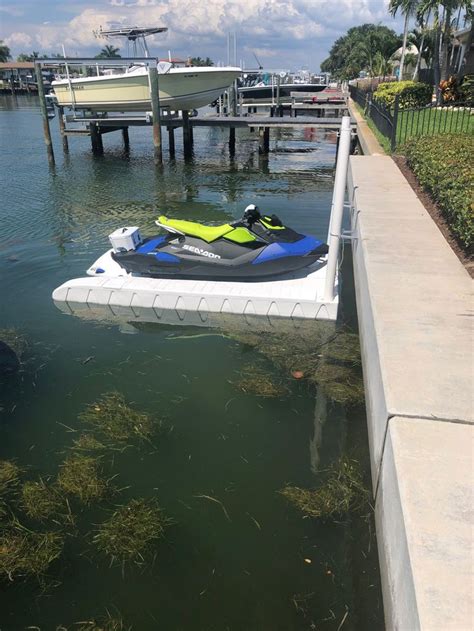 Jet Ski Floating Dock | PWC Dock For Sale | AccuDock | Jet ski dock, Jet ski lift, Jet ski