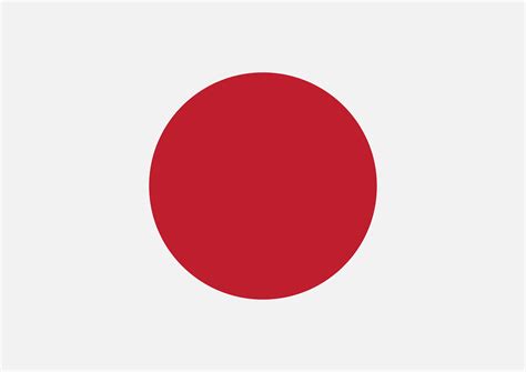 Japan Flag symbol sign 627414 Vector Art at Vecteezy