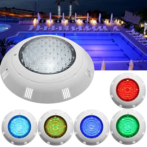 3000LM 30W 12V LED RGB Swimming Pool Light Multi-Color Underwater Remote Control Bright Light ...