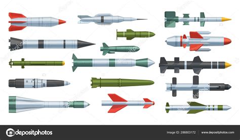 Military missilery army rocket isolated vector illustration on background Stock Vector Image by ...