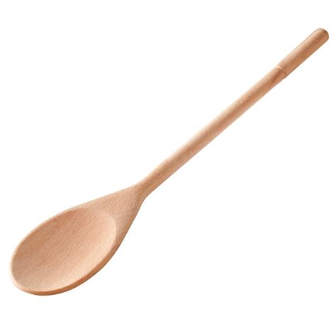 12" Beechwood Wooden Spoon