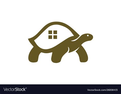 Tortoise - logo template Royalty Free Vector Image