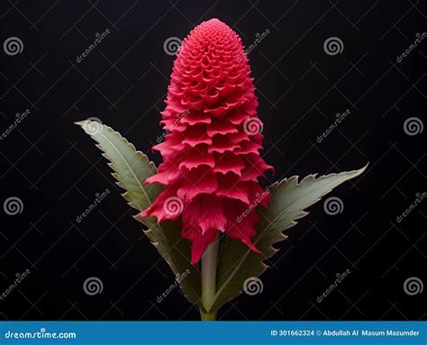 Cockscomb Flower in Studio Background, Single Cockscomb Flower ...