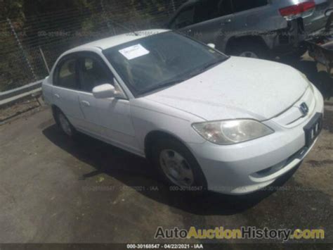 JHMES96635S001993 HONDA CIVIC HYBRID - View history and price at AutoAuctionHistory