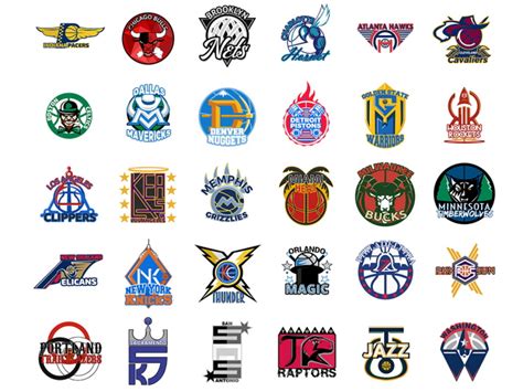 NBA teams Logo redesign by Zick Lin at Coroflot.com