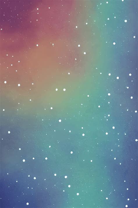 Pastel Rainbow and Stars Digital Graphic · Creative Fabrica