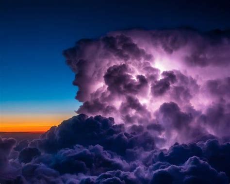 Thunderstorm and Lightning Cloud Photograph Lightning Photo | Etsy ...