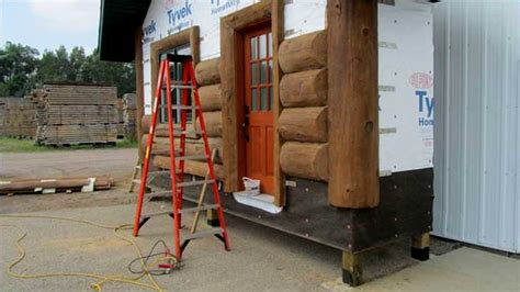 Our concrete log siding installation process | NextGen Logs