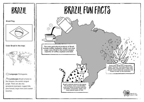 Brazil - Free Lesson Plan and Worksheets – 10 Minutes of Quality Time ...