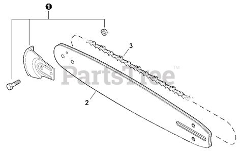 Echo CS-310 - Echo Chainsaw (SN: C04511001001 - C04511999999) Chain ...